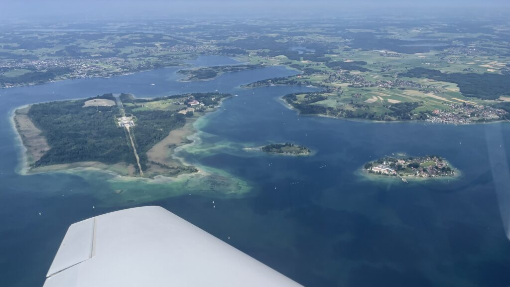 passing lake Chiemsee (Bavaria)